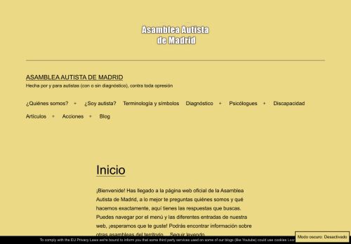 [Espagne] Asamblea Autista de Madrid