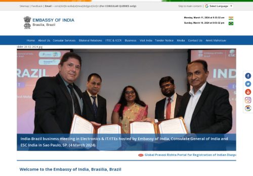 [Inde] Embassy of India in Brasilia