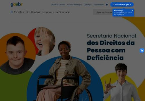 [Brésil] Secretaria Nacional dos Direitos da Pessoa com Deficiência (Ministério dos Direitos Humanos e da Cidadania)