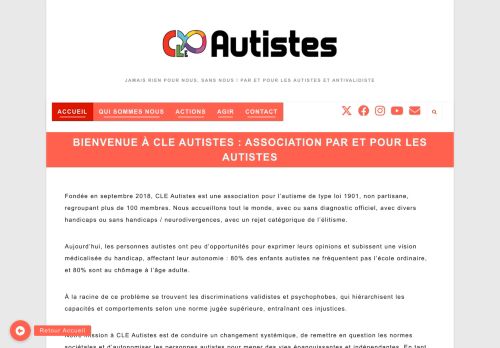 [France] Collectif pour la Liberté d’Expression des Autistes (CLE-Autistes)
