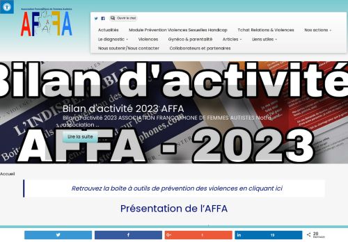 [France] Association Francophone de Femmes Autistes