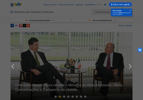 [Brésil] Ministério das Relações Exteriores