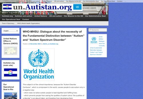 [–Autistan–] [-Nations Unies-] Mission of Autistan to the United Nations