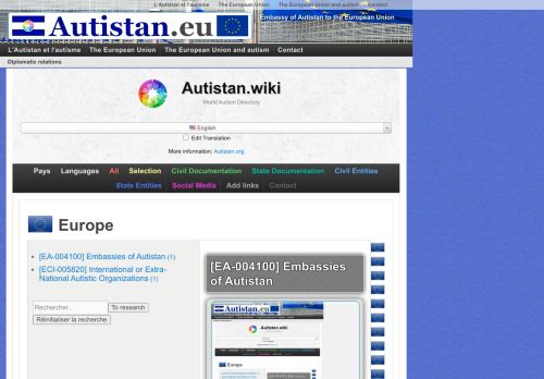 [–Autistan–] [-Europe-] Ambassade d’Autistan auprès de l’Union Européenne